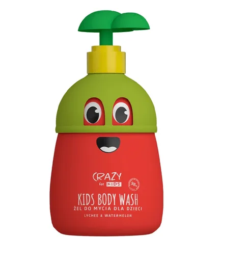 CRAZY for KIDS дитячий гель для тіла Лічі та Кавун, 500мл