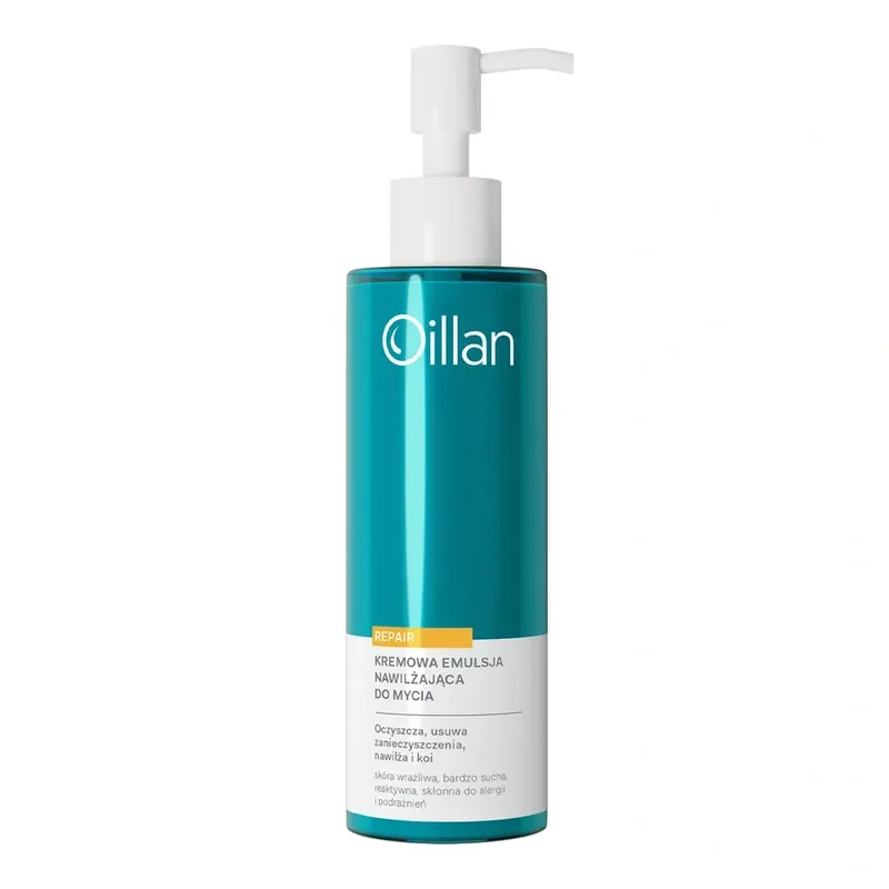 Oillan Repair кремова емульсія для очищення обличчя для чутливої ​​та дуже сухої шкіри 200 мл