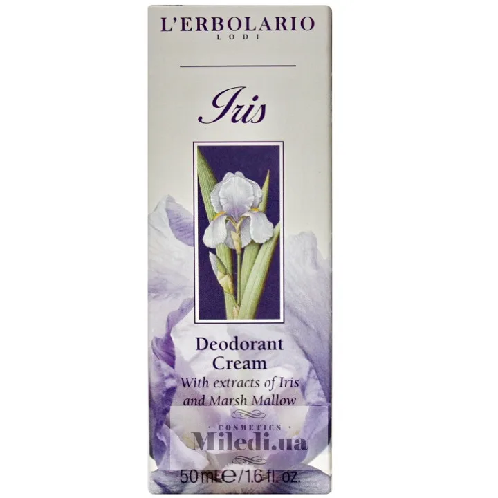 Дезодорант-крем Ірис L`Erbolario Crema Deodorante Iris, 50 мл