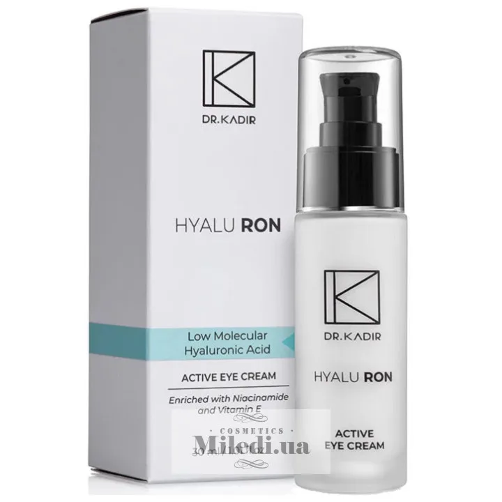Крем для шкіри навколо очей з гіалуроновою кислотою Dr. Kadir Hyalu-Ron Low Molecular Hyaluronic Eye Cream, 30 мл