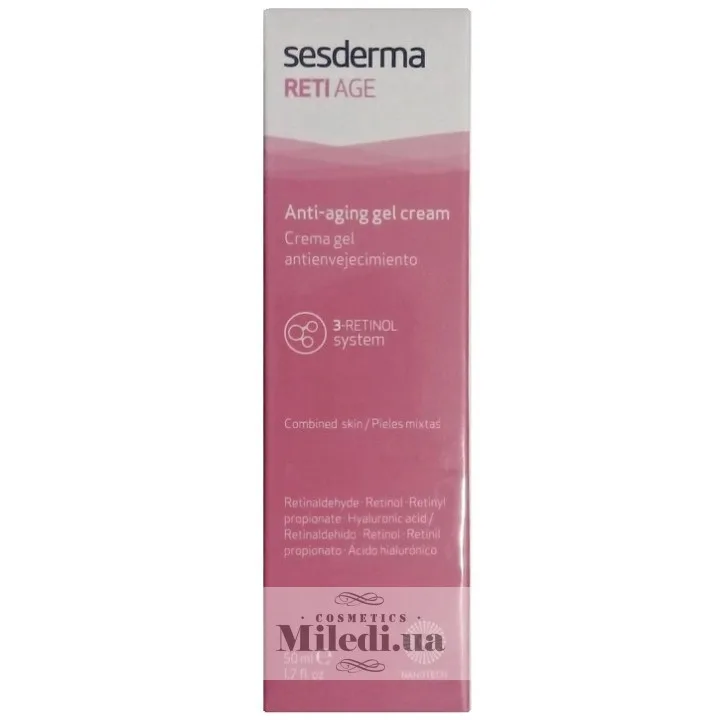 Антивіковий крем-гель для обличчя Sesderma Reti Age Anti-aging Cream-Gel, 50 мл