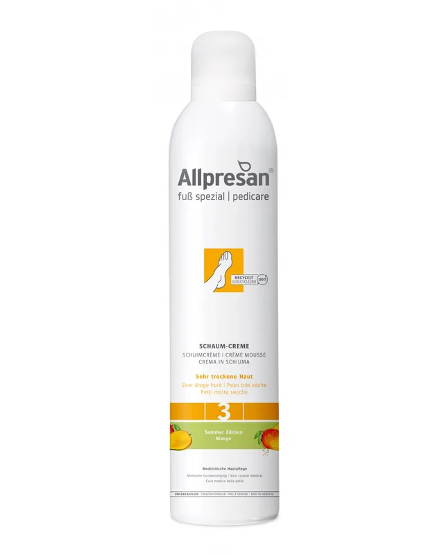 Крем-піна для дуже сухої шкіри стоп з ароматом Манго Allpresan Foot Special No. 3 Foam Cream
