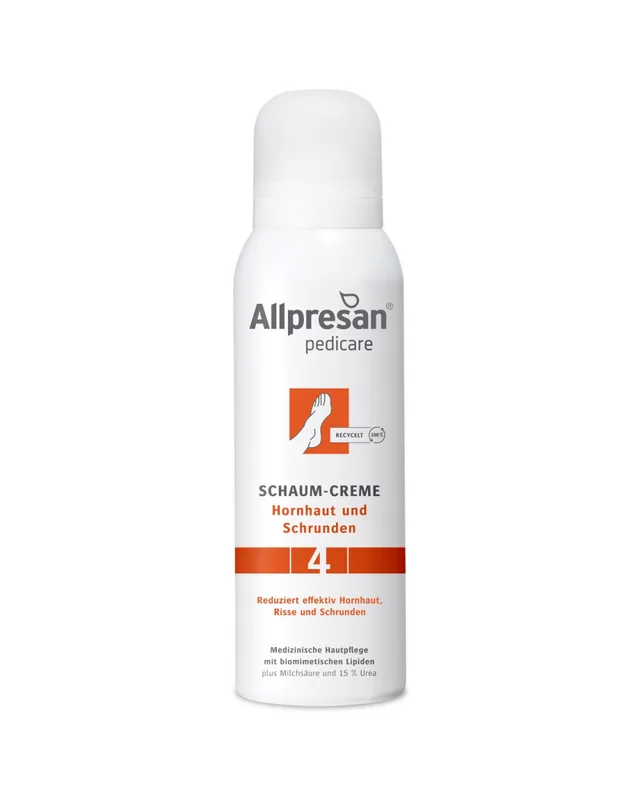 Крем-піна для потрісканої шкіри стоп Allpresan Foot Special No. 4 Foam Cream