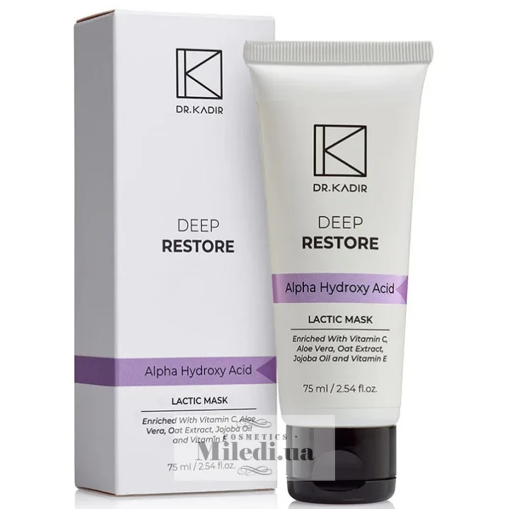 Молочна маска для глибокого відновлення Dr. Kadir Deep Restore Lactic Mask