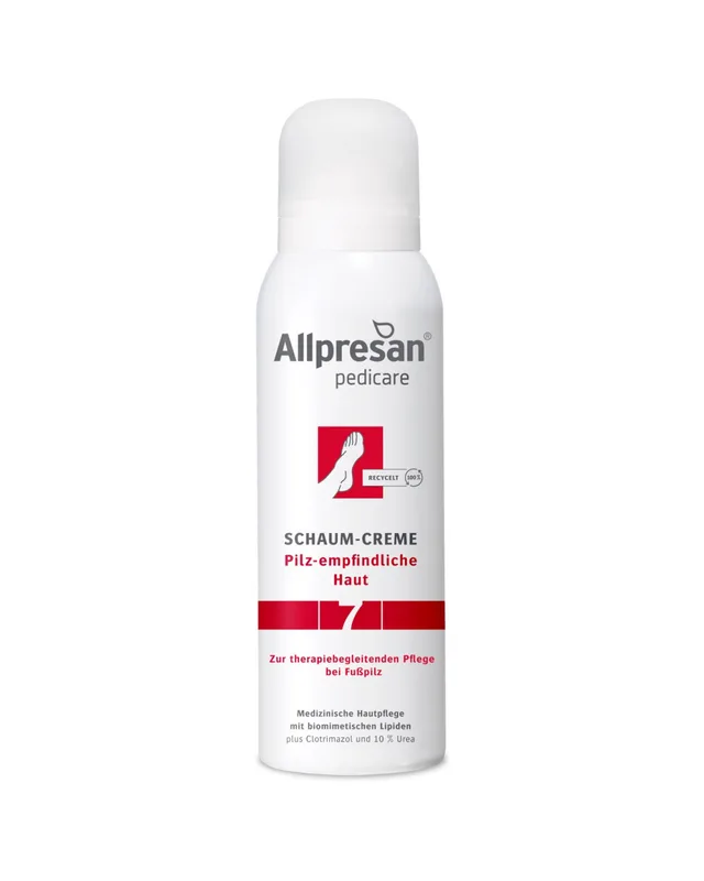 Крем-піна для ніг проти грибкових інфекцій Allpresan Foot Special No. 7 Original Foam Cream, 125 мл