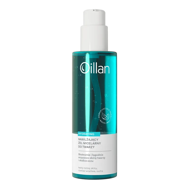 Oillan Hydrating зволожувальний міцелярний гель для обличчя для чутливої ​​шкіри 200 мл