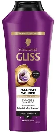 Шампунь GLISS kur Full Hair Wonder для ламкого та слабкого волосся, 400 мл