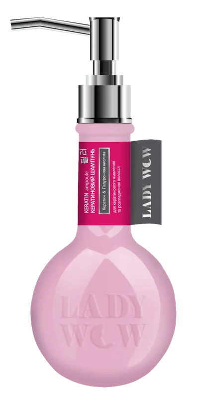 Шампунь для волосся Lady Wow Keratin Ampoule, 350 мл