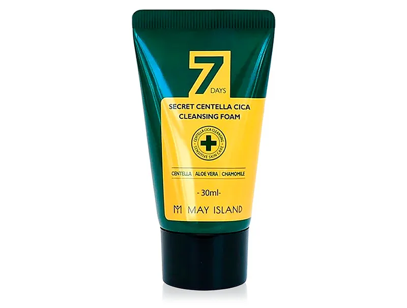 Очищаюча пінка для проблемної шкіри з екстрактом центели May Island 7 Days Secret Centella Cica Cleansing Foam