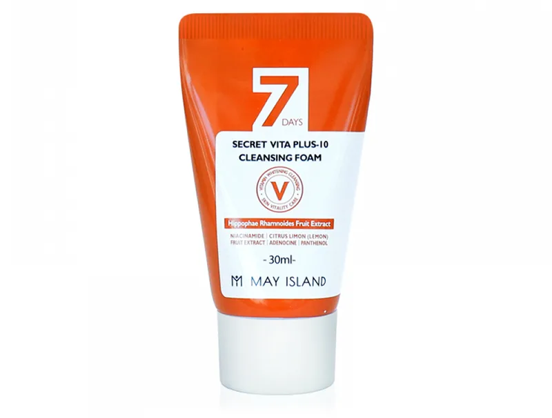 Пінка для вмивання MAY ISLAND 7 Days Secret Centella Cica Cleansing заспокійлива 30 мл