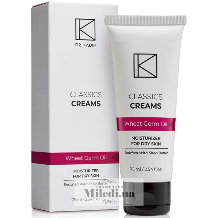 Зволожуючий крем з маслом зародків пшениці Dr. Kadir Wheat Germ Oil Moisturizer Dry Skin