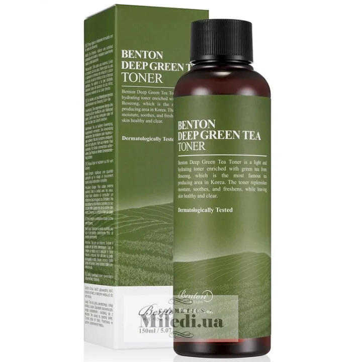Benton Deep Green Tea Toner – тонер з зеленим чаєм 150 мл.