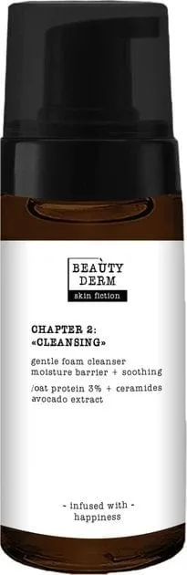 Пінка для вмивання Beauty derm skin fiction ніжна з протеїнами вівса та церамідами 150 мл