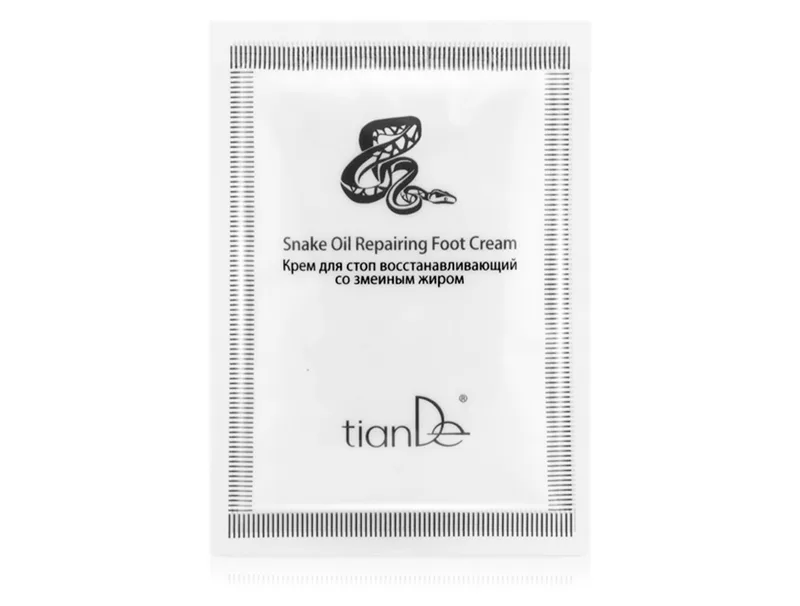Крем для стоп відновлювальний зі зміїним жиром TianDe Snake Oil Repairing Foot Cream, 30г