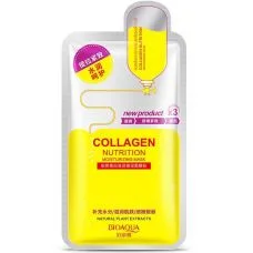 Маска-серветка для обличчя колагенова BIOAQUA Collagen Nutrition Moisturizing Mask (30г)