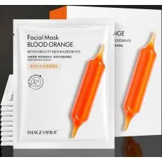 Тканинна маска-серветка з екстрактом червоного апельсина IMAGES Facial Mask Blood Orange (25мл)