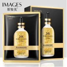 Тканинна маска для обличчя з золотом IMAGES 24K Pure Gold Niacinamide Mask Hydra (30г)