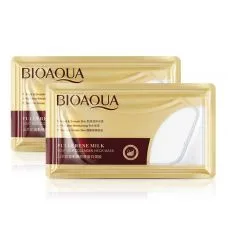 Маска для шиї з колагеном і козячим молоком Розгладжуюча BIOAQUA Fullerene Milk Goat Milk Collagen Neck Mask (30г)