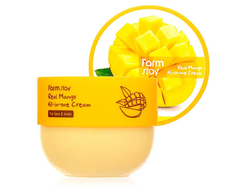 Крем для обличчя та тіла з екстрактом манго FarmStay Real Mango All-In-One Cream, 300мл