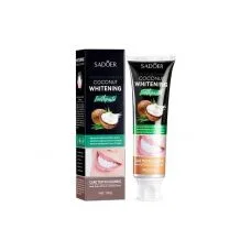 Відбілююча зубна паста з екстрактом кокосу SADOER Coconut Whitening (100г)