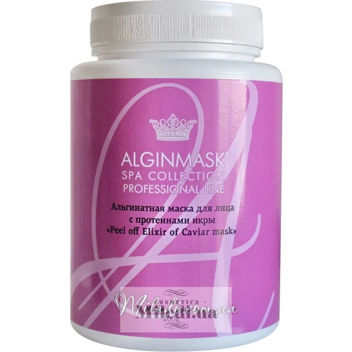Альгінатна маска проти старіння Протеїни ікри Elitecosmetic Alginmask Peel off Caviar Mask
