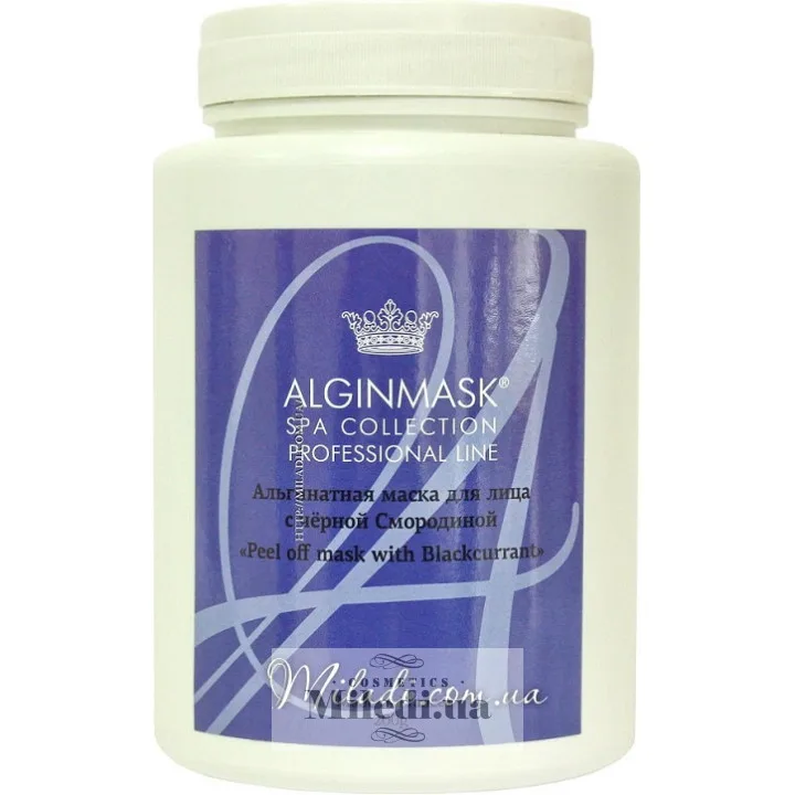 Альгінатна маска з чорною смородиною Elitecosmetic Alginmask Peel off Mask with Blackcurrant