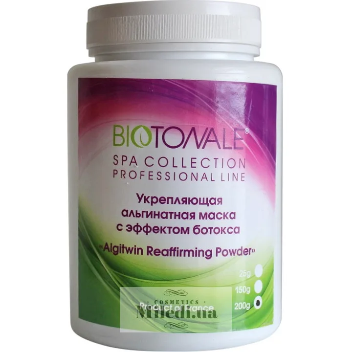 Альгінатна маска укріплююча з ефектом ботоксу Biotonale Algi Twin Reaffirming Powder
