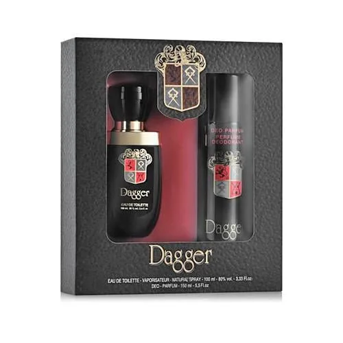 Набір для чоловіків Dagger Dina Cosmetics туалетна вода 100 мл/дезодорант 150 мл (27844303)