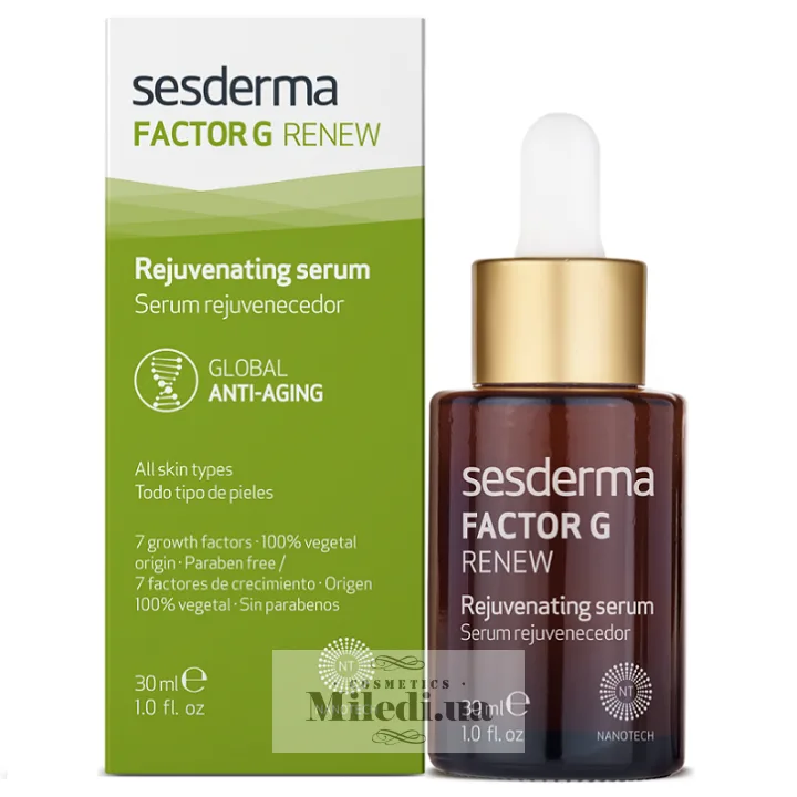 Антивікова ліпосомальна сироватка Sesderma Laboratories Factor G Renew Rejuvenating Serum 30 мл