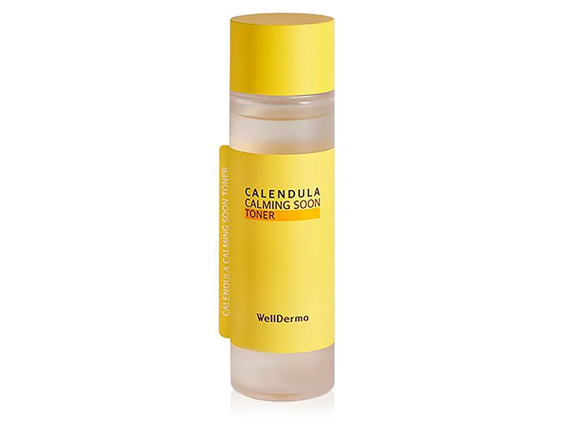 Заспокійливий тонер для обличчя з календулою WellDerma Calendula Calming Soon Toner, 150мл