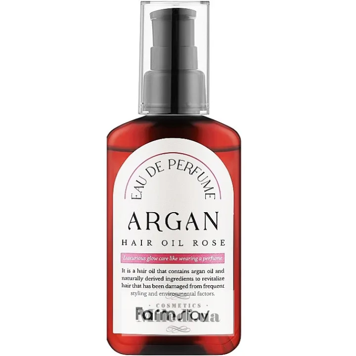 Арганова олія для волосся FarmStay Eau De Perfume Argan Hair Oil Rose 100 мл