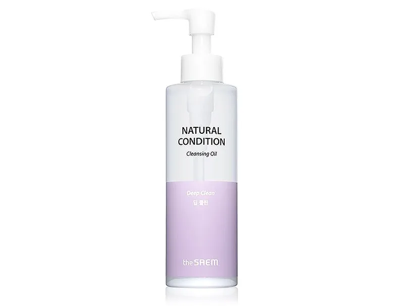 Глибоко очищувальна гідрофільна олія The Saem Natural Condition Cleansing Oil Deep Clean, 180мл