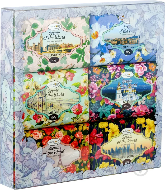 Набір подарунковий Marigold natural Scents of the world 900 г 6 шт./уп.