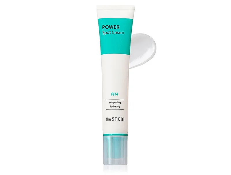 Точковий крем для обличчя із PHA-кислотою The Saem Power Spot PHA Cream, 40мл