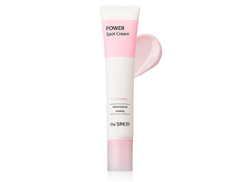 Матуюючий крем для обличчя з каламіном The Saem Power Spot Calamine Cream, 40мл