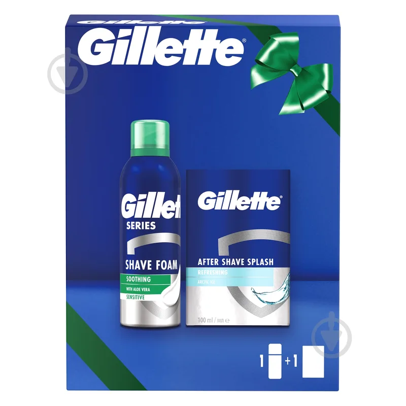 Подарунковий набір для чоловіків GILLETTE Series Arctic Ice 100 мл