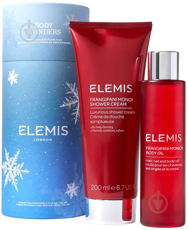Набір подарунковий ELEMIS Дует Екзотична насолода Франжипані Body Wonders Frangipani Duo