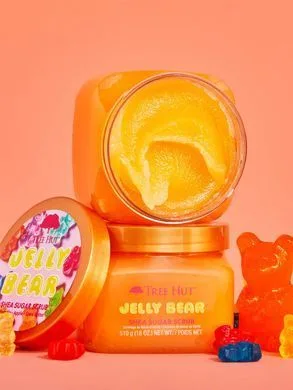 Tree Hut Jelly Bear Sugar Scrub – скраб для тіла з ароматом желейних гумок, апельсину та лайму 510 г