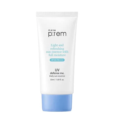 Make p:rem UV Defense Me. Daily Sun Essence – сонцезахисна есенція легкої текстури SPF 50+ PA++++ 50 мл
