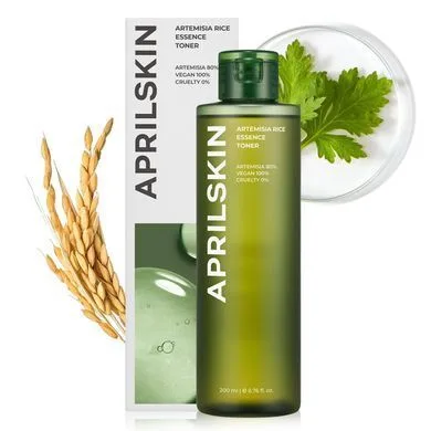 April Skin Artemisia Rice Essence Toner – зволожуючий тонер-есенція з полином і рисом 200 мл
