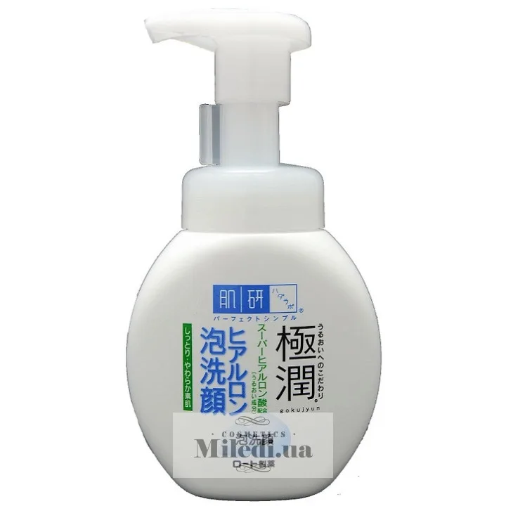 Гіалуронова пінка для вмивання Hada Labo Rohto Gokujyun Foaming Face Wash 160 мл