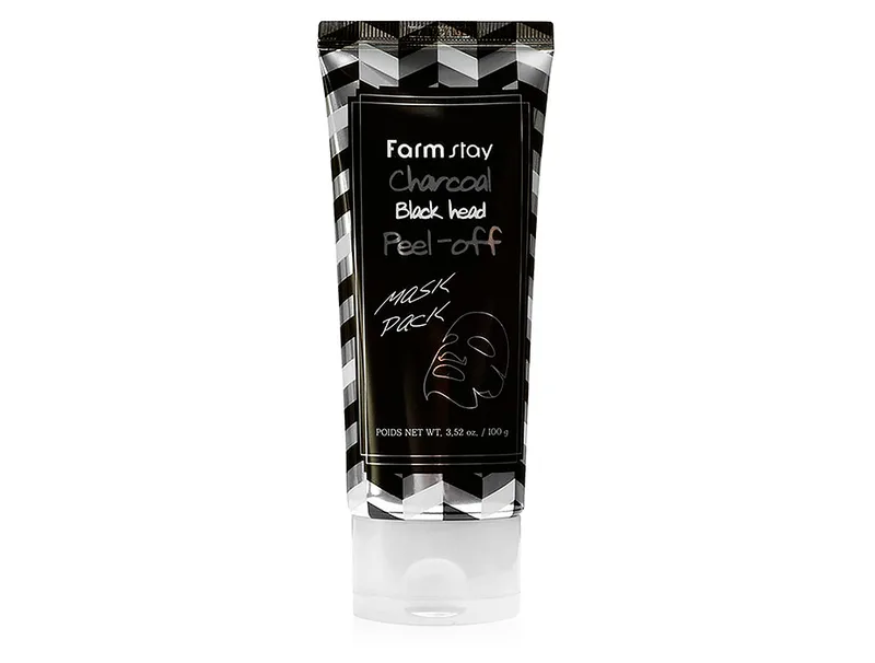Очищувальна маска-плівка з вугіллям FarmStay Charcoal Black Head Peel-Off Mask Pack, 100мл