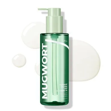 Isntree Mugwort Calming Deep Cleansing Oil – гідрофільна олія з полином 200 мл