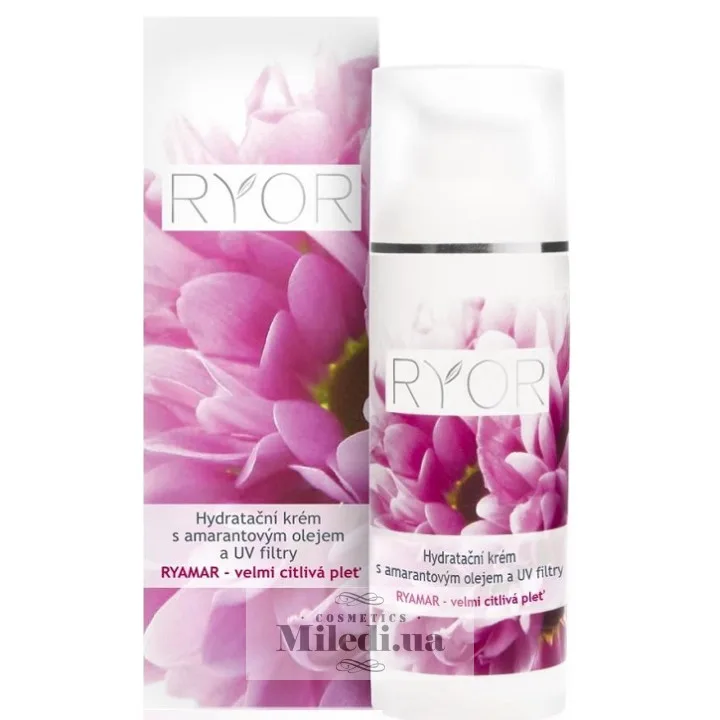 Гідратний крем з амарантовим маслом з уф-фільтрами Ryor Ryamar Hydrant Cream with Amaranth Oil 50 мл