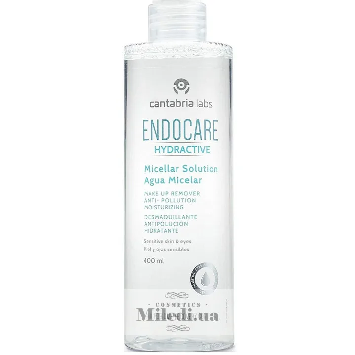 Гідроактивна міцелярна вода з зволожуючою дією Cantabria Labs Endocare Micellar Solution 400 мл