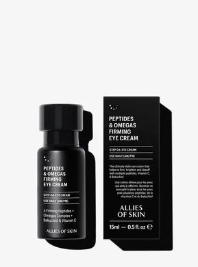 Allies of Skin Peptides & Omegas Firming Eye Cream – крем зміцнюючий для шкіри навколо очей з пептидами та омега-комплексом 15 мл