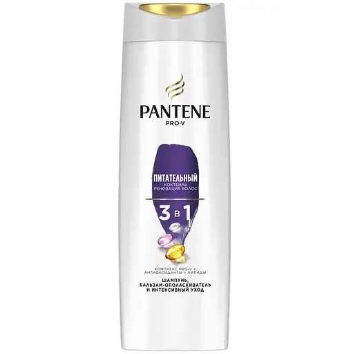 Шампунь Pantene Pro-V 3 в 1 Живильний коктейль, 360 мл