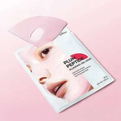 ISNTREE Plum Peptide Plumping Gel Mask – гідрогелева маска з пептидами і сливою 1 шт.