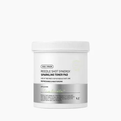 VT Cosmetics Reedle Shot Synergy Sparkling Toner Pad – тонер-пади для обличчя зі спікулами 80 шт