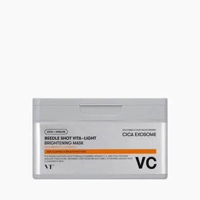 VT Cosmetics Reedle Shot Vita-Light Brigtening Mask – набір освітлювальних тканинних масок зі спікулами 30 шт.